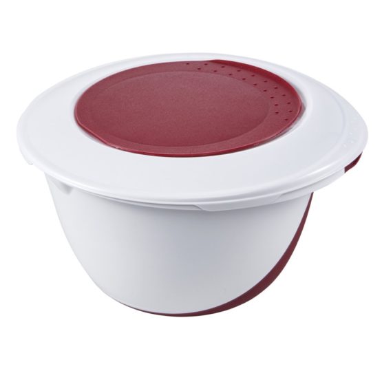 keeeper Deluxe Mixing Bowl Set, Wine Red, 27 x 27 x 15 cm - Image 2