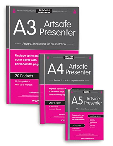 Artcare 15654000 31 x 2 x 24 cm A4 Synthetic Material Artsafe Presenter, Clear, 31x2x24 cm