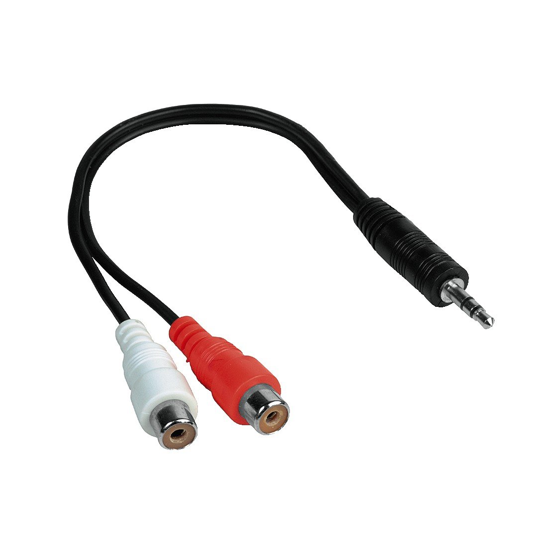 Hama Adapter Cable, 3.5 Mm Stereo Jack Plug – 2 Rca Sockets, 0.15 M ...