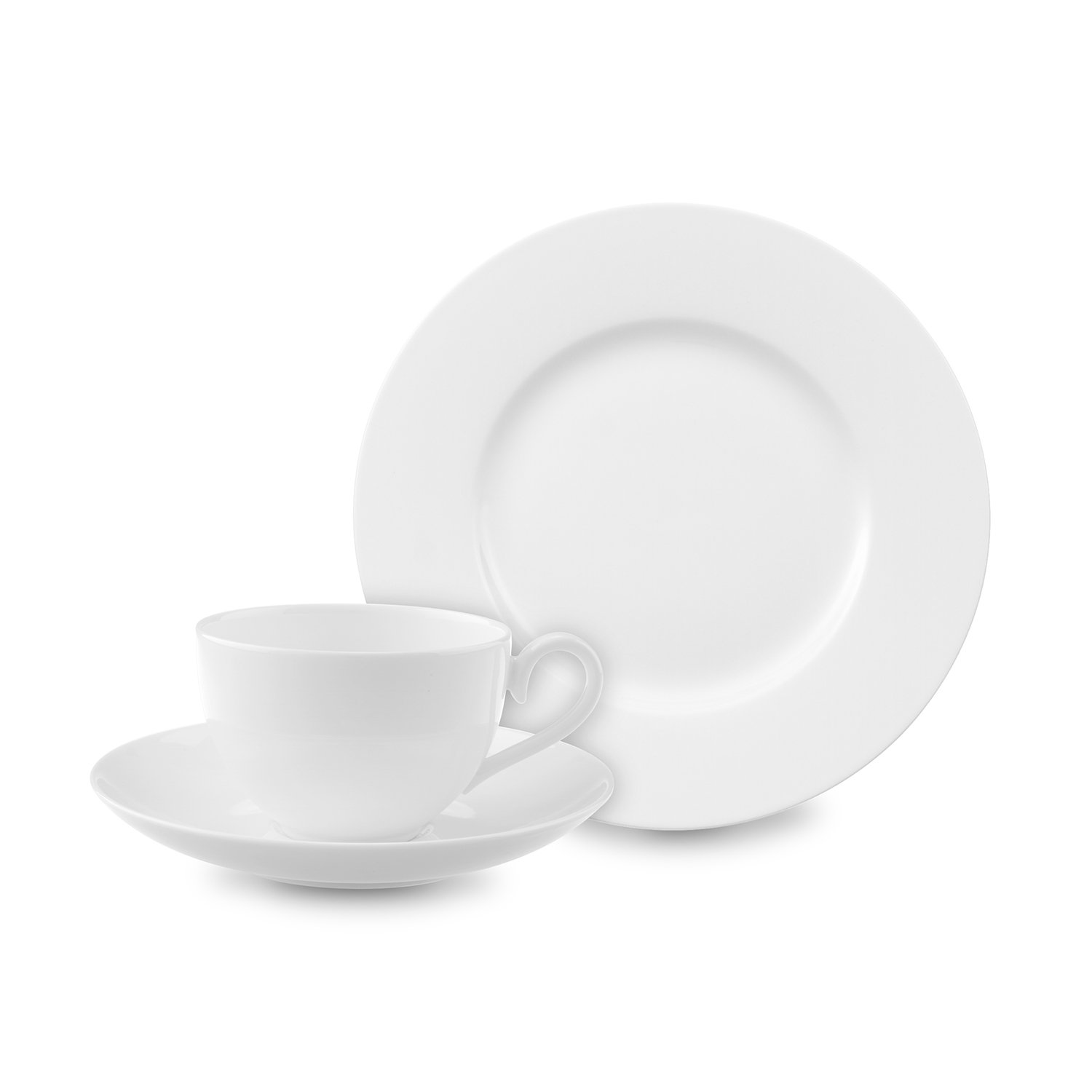 Villeroy & Boch 18-Piece Royal Coffee Set, Silver,white, 18-teiliges Set