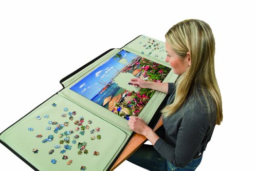 PORTA PUZZLE Portapuzzle, XL Puzzle Board, Portable & Non-Slip Felt Jigsaw Board for up to 1500 Pieces, Lightweight - Image 2
