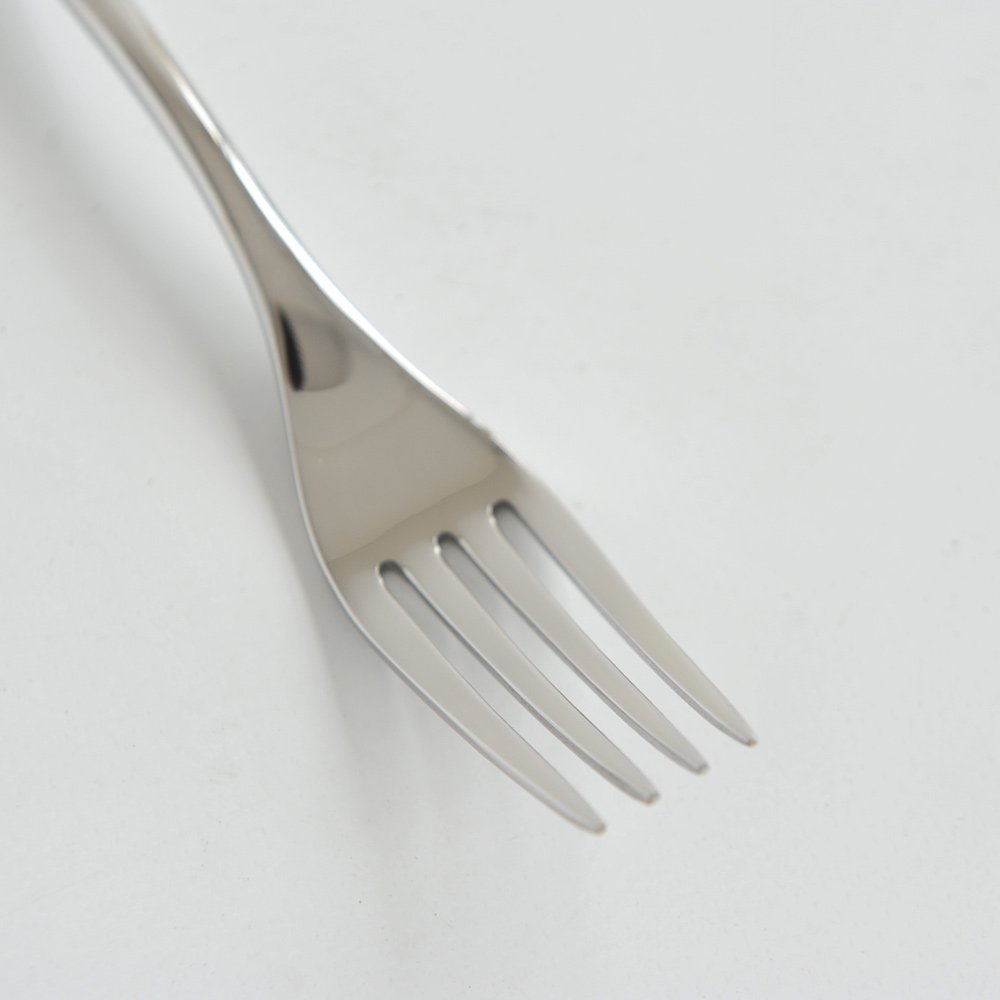 Alessi Caccia Table Fork 4 Prongs, Set of 6 (LCD01/2R4), Silver, L 19,8cm - Image 4