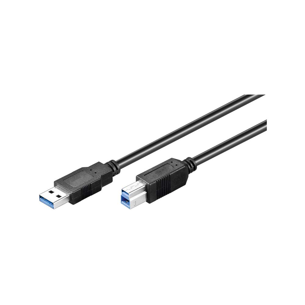 Goobay 95722 USB 3.0 Superspeed Cable, Black, 0.5m Length, 1 item