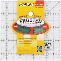 Olfa 1-Piece Acrylic Quilt Ruler, Transparent