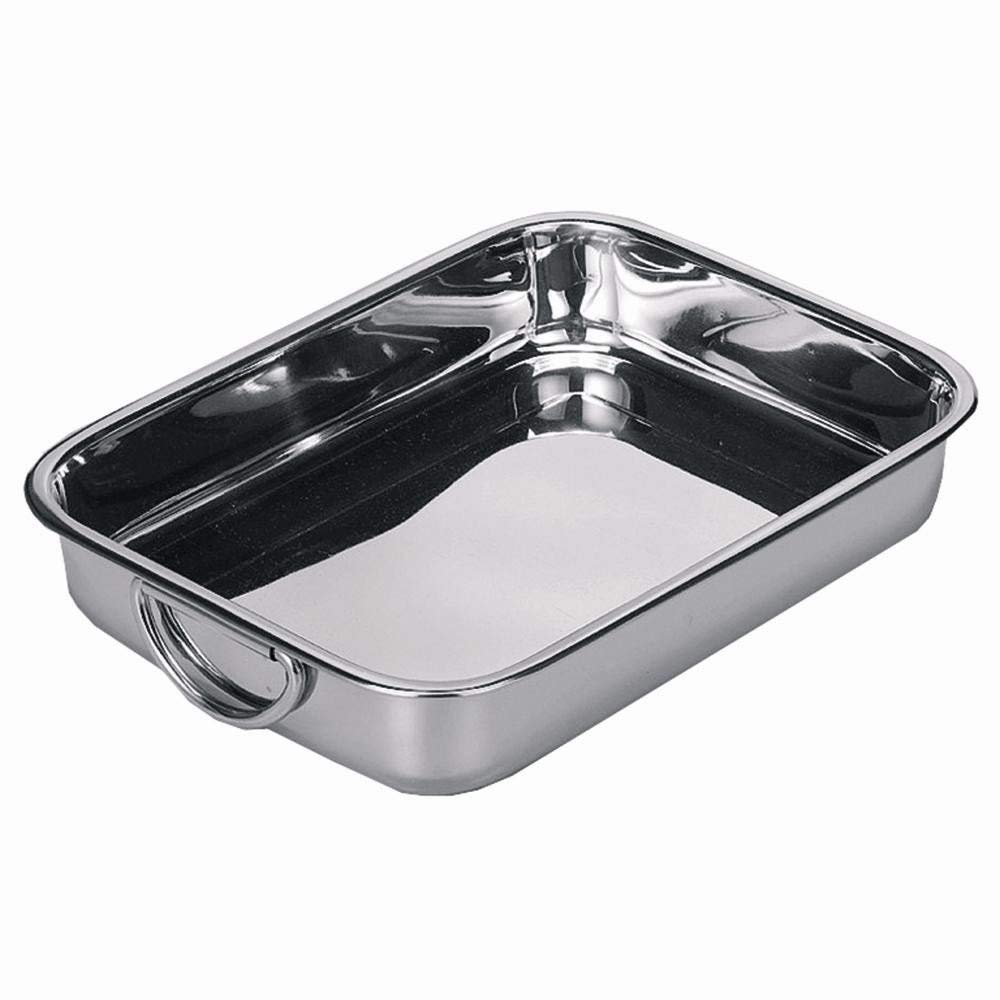Karl Kruger Square Pan, 35 x 26.5, Stainless Steel, Silver - Image 2