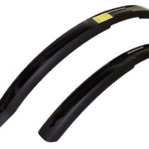 M-Wave Unisex's Max Universal V Mudguard Set, Black, 26-29-Inch
