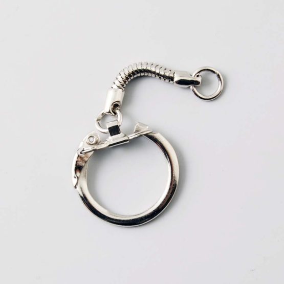 Vaessen Creative 5 cm Key Ring, Pack of 2, Silver - Image 2