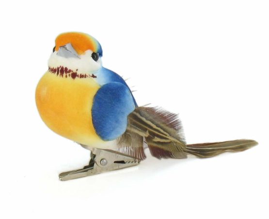 Artemio 10 x 4.5 x 4 cm 3-Piece Birds on Clip, Multi-Colour - Image 2
