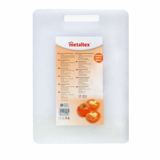 Metaltex Cutting Board, White, 25 x 34 cm - Image 2