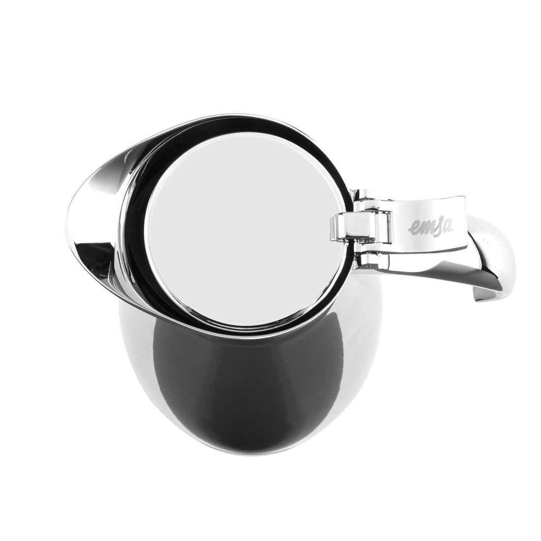 Emsa 502664 Eleganza dishwasher proof vacuum flask, 1.3 litres, stainless steel, Silver - Image 3