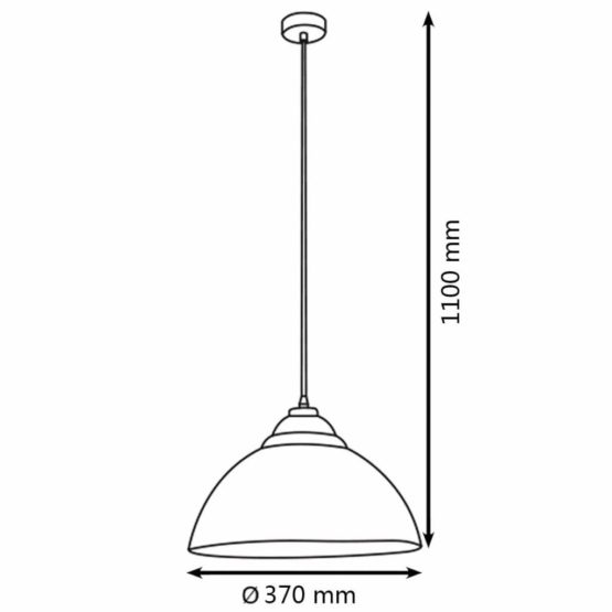 EGLO Pendant Lamp Truro 2, 1 Bulb Vintage Pendant Light in Industrial Design, Retro Hanging Ceiling Lights made of Steel, Colour: Black, Copper, Socket: E27 - Image 3