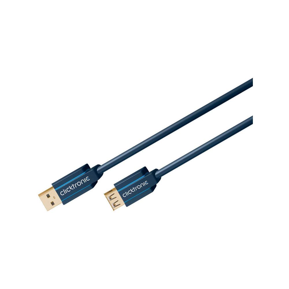 Clicktronic 70120 Casual USB 3.0 Extension, 3m Length, 3.00 m, Grau - Image 3