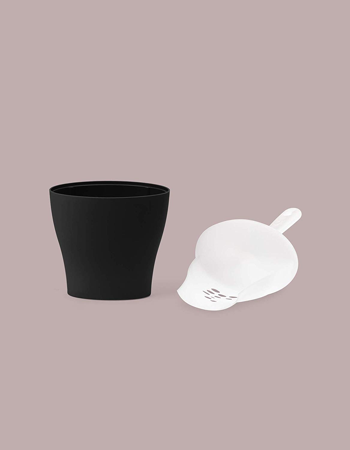United Pets Linda Cat Litter Shovel with Holder, Black - Image 2