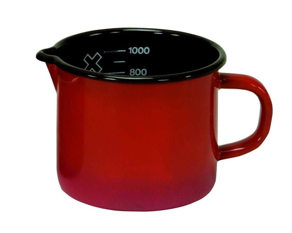Karl Kruger Rome Series Milk Pot with Spout, 1 l, Red, 1 Litres
