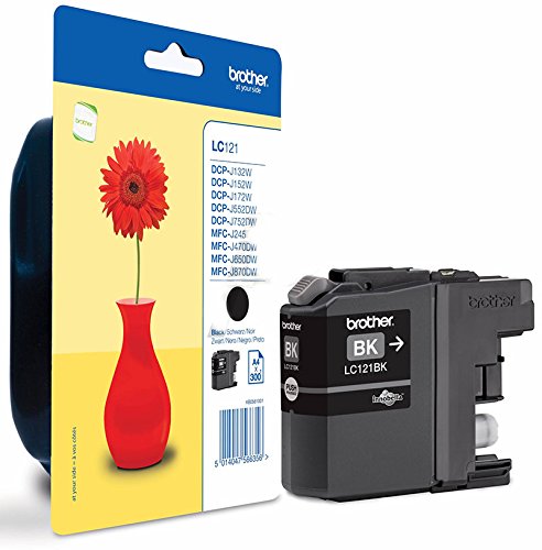 Brother LC121BK Ink Cartridge - Black, Standard