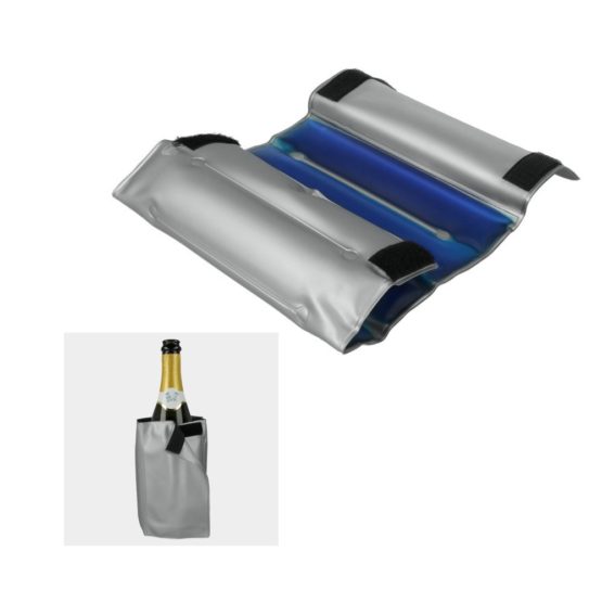 Metaltex Bottle cooler sleeve Cool, Stainless Steel, Silver, 2.7 x 14.5 x 23 cm - Image 2