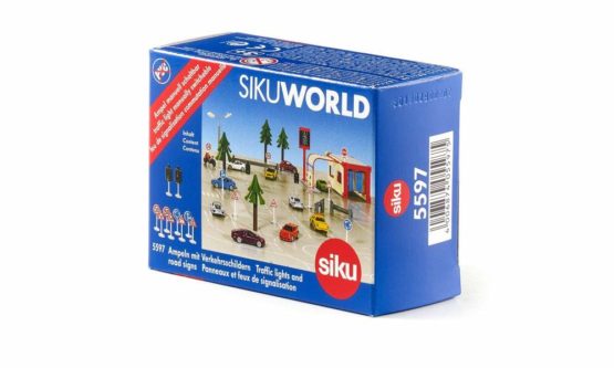 siku 5597, Traffic Light with Road Signs, Plastic, Multicolour, Versatile - Image 4