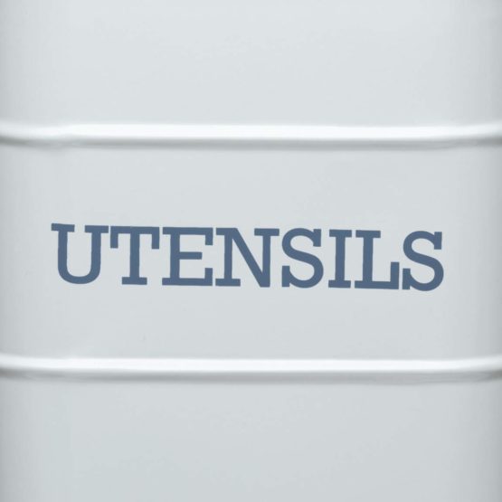 KitchenCraft Living Nostalgia Utensils Tin, Grey, 14.5 x 16 cm - Image 4
