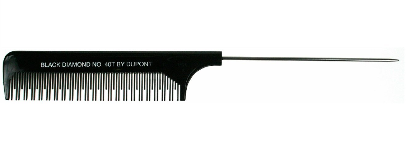 Efalock Black Diamond Back-Combing Comb, 1 Stück (1er Pack)