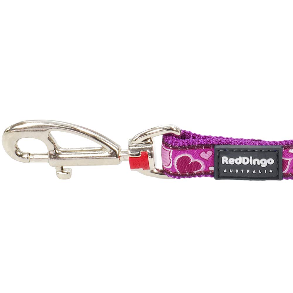 Red Dingo Designer Dog Lead, Breezy Love Purple (15mm x 1.2m) S, S (Pack of 1) - Image 2
