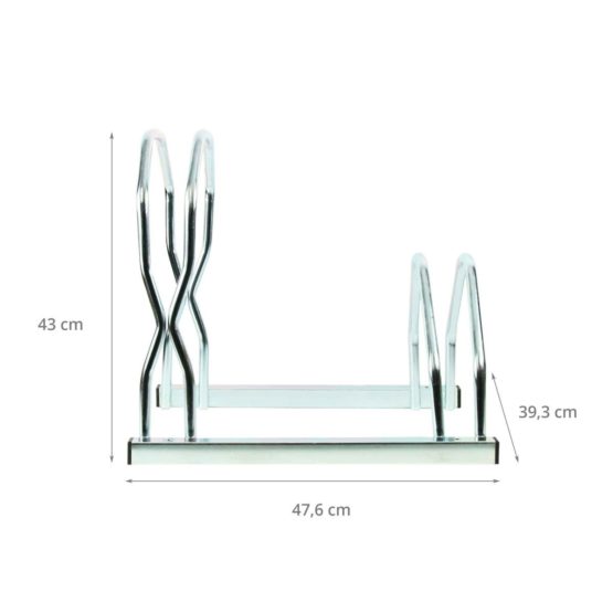 Mottez Rack for 2 Bikes 2 Levels - Image 3