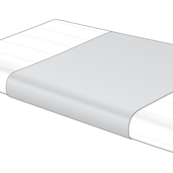 SETEX Molleton Mattress Protector – 100% Cotton, White, White, 90 x 100 cm Querauflage - Image 3