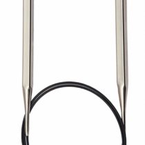 KnitPro KP12153 40 cm x 3 mm Nova Cubics Fixed Circular Needles, Shiny Brass