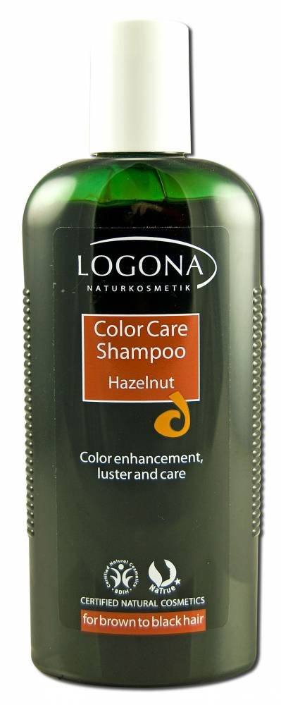 Logona Color Care Hair Shampoo, Hazelnut Brown/Black 250 ml, 250 ml (Pack of 1)