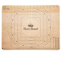 KitchenCraft Home Made Pastry Board with Measurements, Beechwood, 45 x 35 cm