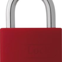 ABUS 508707 T65AL/40"myLock" Aluminium Padlock, Red