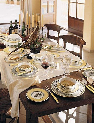 Villeroy & Boch Audun Fleur 22 cm Salad Plate, Yellow - Image 2