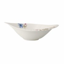 Villeroy & Boch Mariefleur Gris Serve and Salad Bowl, 36 x 24 cm, Premium Porcelain, White/Multicoloured