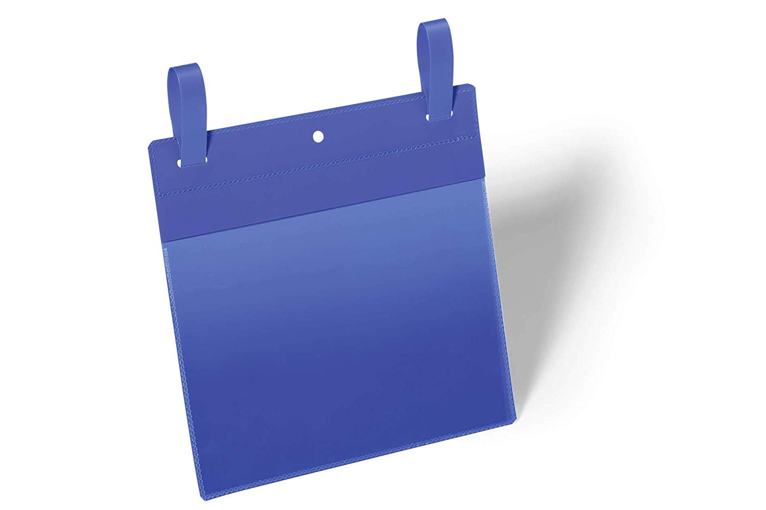 Durable Document Pocket with Straps A5 Landscape, Pack of 50 Pieces, Dark Blue, A5 Landscape format