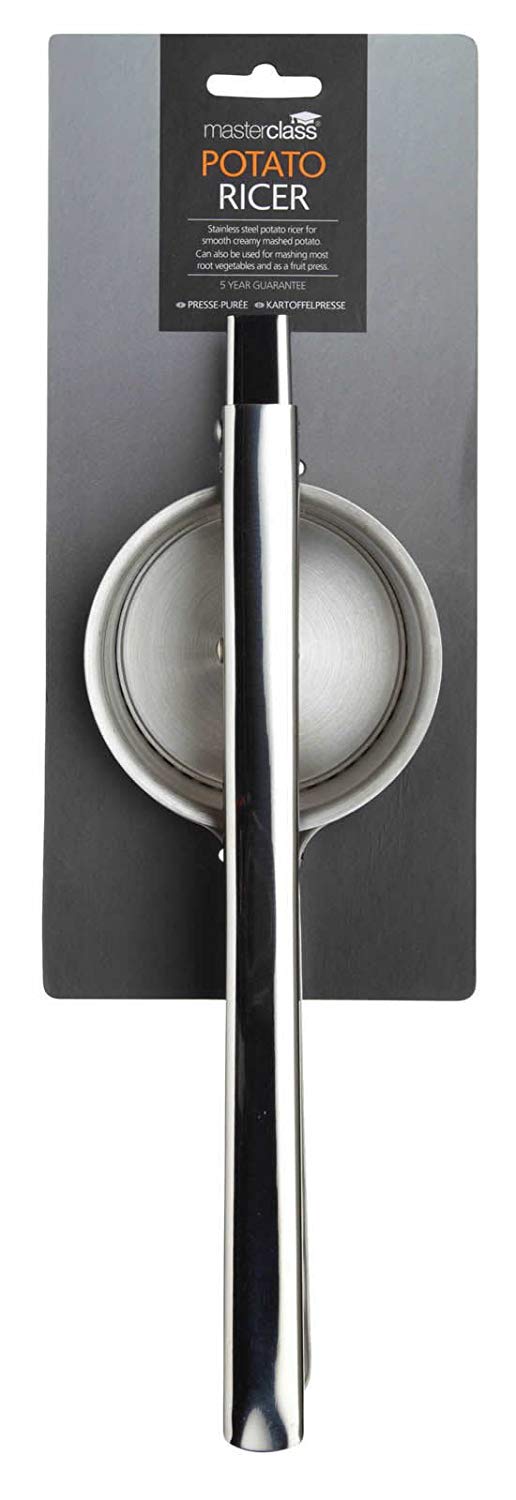 MasterClass Deluxe Stainless Steel Potato Ricer, 31 cm (12"), Silver, Argentée, 10.1 x 31 x 13 centimetres - Image 2