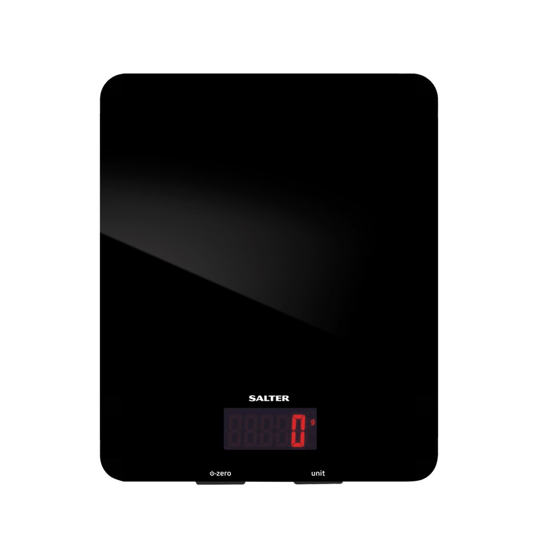 Salter 1150 BKDR Digital Kitchen Scales, Stylish Glass Design, Cooking Scale for Home/Kitchen, Measures Liquids & Fluids - Image 2