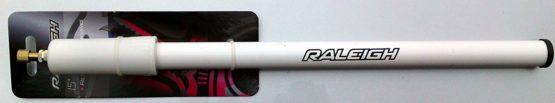 Raleigh RMJ243 Plastic MTB Pump - White, 15 Inch