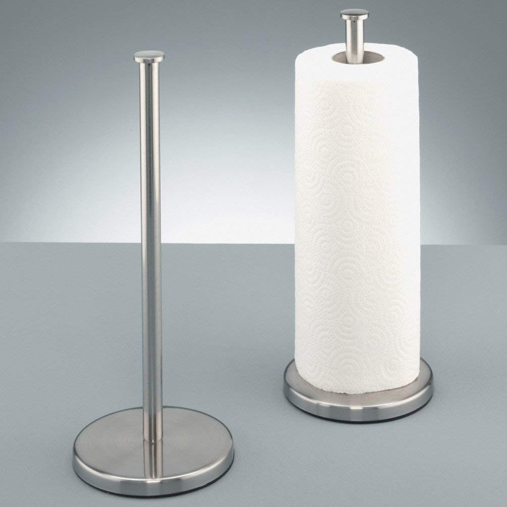 Zeller 27242 Kitchen Roll Holder Stainless Steel Diameter 13 x 32 cm ...