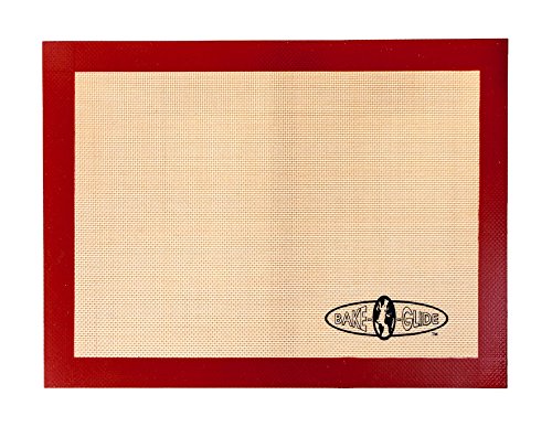 Bake-O-Glide SILBOM Baking Mat, Woven Glass Fabric Coated in Silicone, Brown, 300mm x 400mm, 40L x 30W cm - Image 2