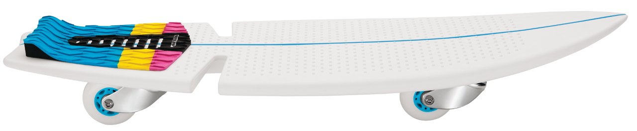 Razor Rip Surf Skateboard, White, Green - Image 4