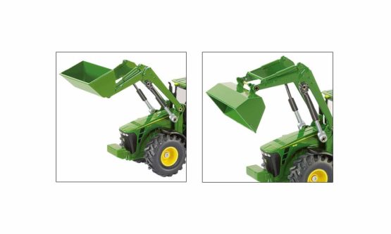 siku 1982, John Deere with Front Loader, 1:50, Metal/Plastic, Green, Multifunctional - Image 3