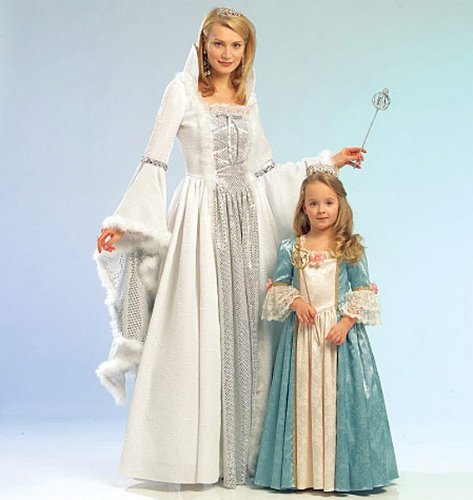 McCall's Patterns M5731 Size Miss Small-Medium-Large-Extra-Large Misses'/ Children's/ Girls' Princess Costumes, Pack of 1, White - Image 2