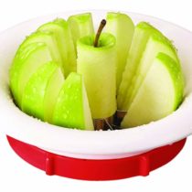 Dexam 17851039 360 System Wedgie, Apple Slicer and Corer, Red