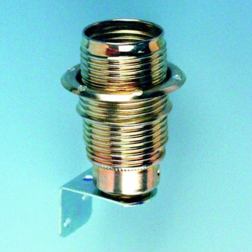 E14 Lamp Socket Brass with Metal Bracket