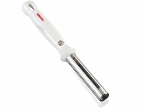 Leifheit Apple Corer, White/Red/Silver