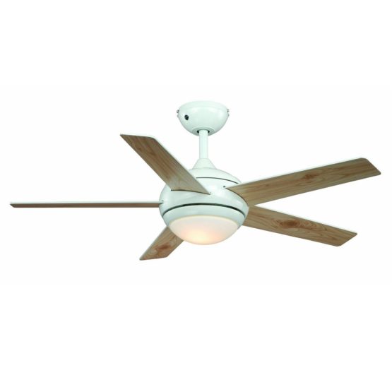 AireRyder Ceiling Fan Fresco Nickel with Light and Remote Control 44” 112cm Blades in Silver and Pine - Image 3
