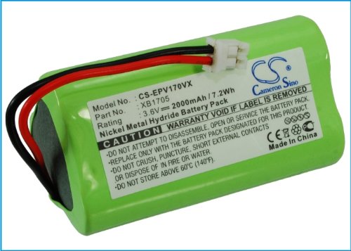 Battery Euro Pro Sharp V1705, Sharp V1705I, Ni-MH, 2000 mAh