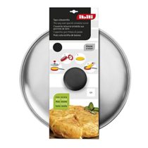 IBILI Lid for Turning Tortillas 26 cm of Stainless Steel, Silver
