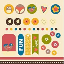 Craft Asylum 3 Into The Woods Collection Embellishment Set,