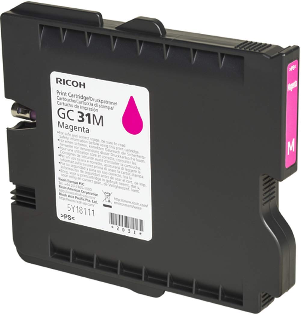 Ricoh GC 31M - Print cartridge - 1 x magenta - 1920 pages, Red