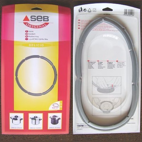 Seb 980158 Pan Seal 8/10 Litres/Diameter 253 cm Stainless Steel, Grey, 8 Litres